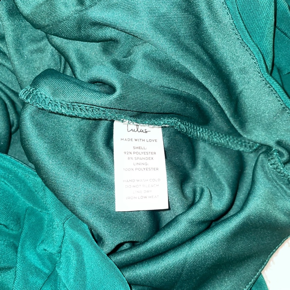 Lulus Marlay Emerald Green Ruched Long‎ Sleeve Bodycon Dress - Picture 9 of 11